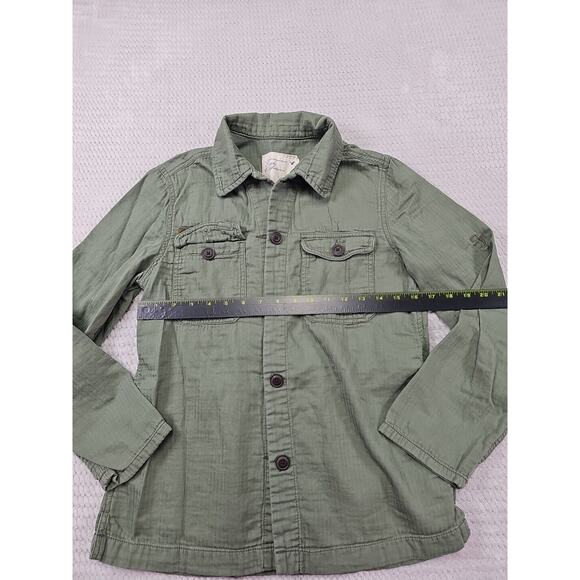 American Eagle Shirt Womens Medium Green Button Front Outdoor Hiking Gorpcore - Picture 3 of 7